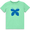 Kids Butterfly Tee, Clover - T-Shirts - 1 - thumbnail