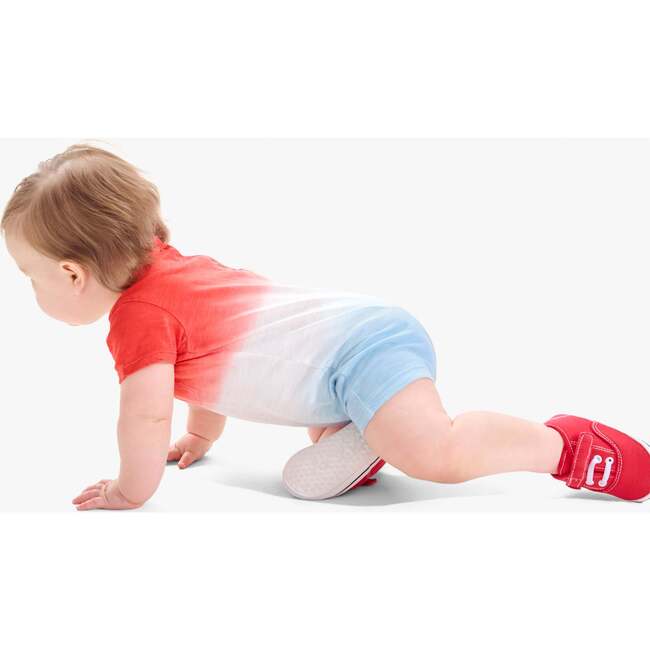 Baby Pocket Shortie In Dip-Dye, Cherry Dip Dye - Rompers - 3