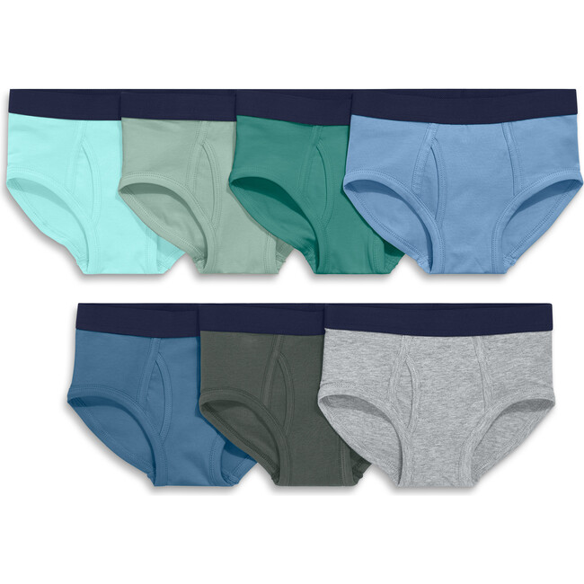Kids Brief 7-Pack In Solid Neutral Mix, Neutral Underwear Mix