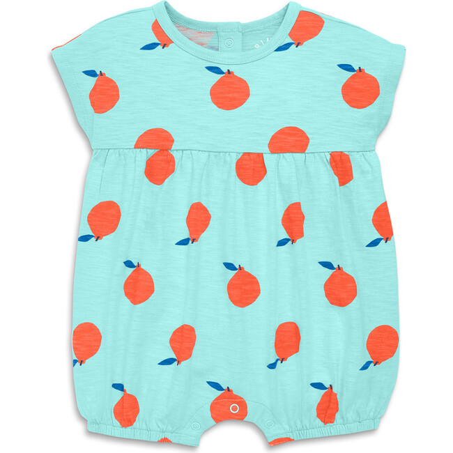 Baby Bubble Shortie In Citrus Burst, Mist Clementines
