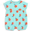 Baby Bubble Shortie In Citrus Burst, Mist Clementines - Rompers - 1 - thumbnail