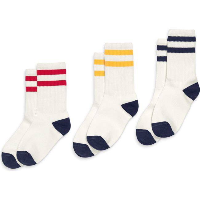 Athletic Sock 3-Pack, Primary Mix