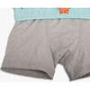 Kids Board Short In Citrus Burst, Mist Clementines - Swim Trunks - 2 - thumbnail