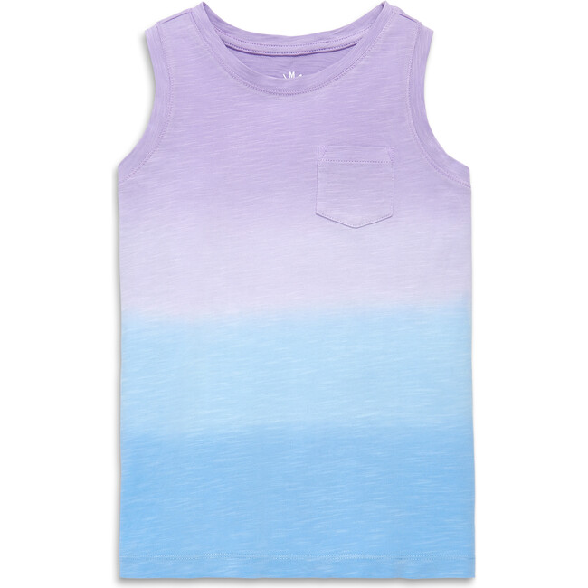 Pocket Tank In Dip-Dye, Iris Multi Dip Dye - Tank Tops - 1