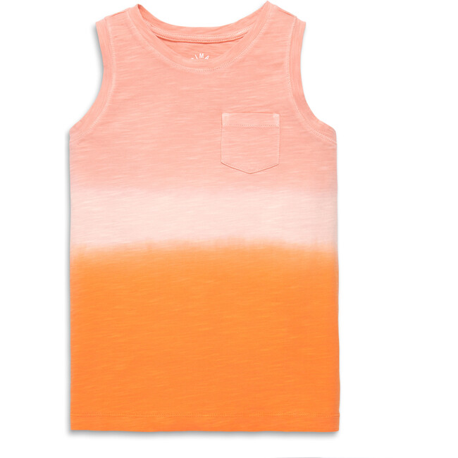 Pocket Tank In Dip-Dye, Cantaloupe Dip Dye - Tank Tops - 1