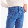 Kids Patch Pocket Jean, Classic Wash - Jeans - 4