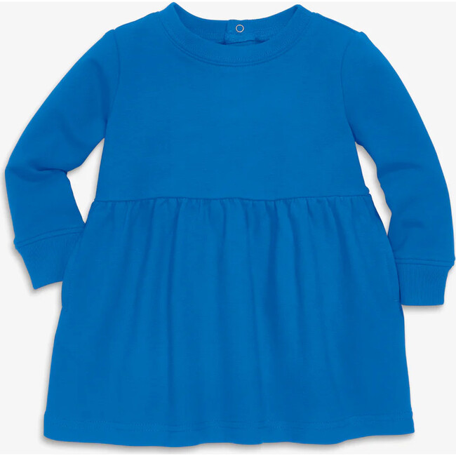 Baby Cozy Pocket Dress, Blueberry