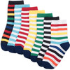 Kids Crew Sock 7-Pack In Stripe, Rainbow Stripe Mix - Socks - 3