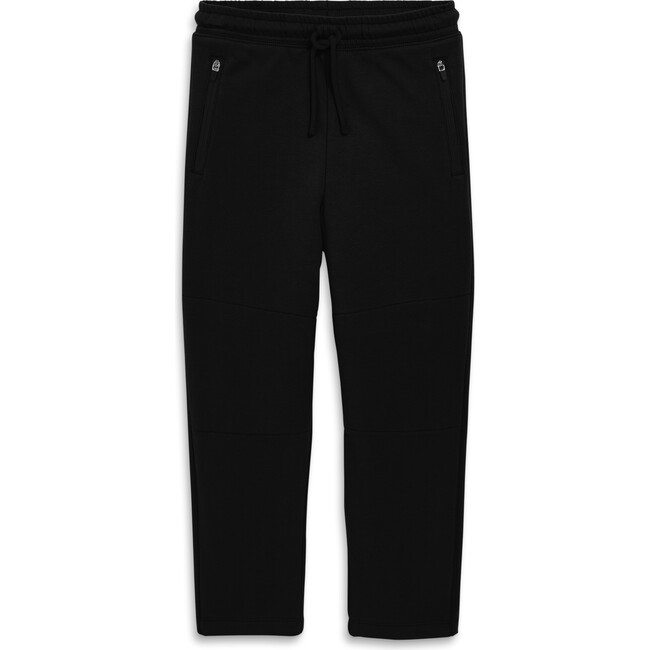 Zip Pocket Sweatpant, Black - Sweatpants - 1