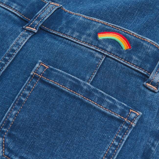 Kids Patch Pocket Jean, Classic Wash - Jeans - 6