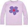 Long Sleeve Violet Tee, Hydrangea Violet - Shirts - 1 - thumbnail