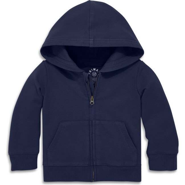 The Baby Zip Hoodie, Navy - Sweatshirts - 1