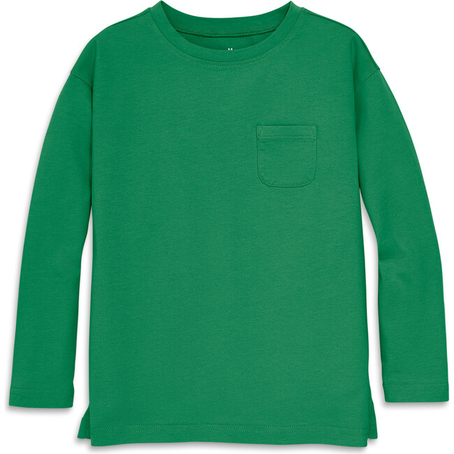 Long Sleeve Legging Tee, Pine - T-Shirts - 1