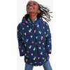 Parka Puffer Coat In Confetti Hearts, Navy Confetti Hearts - Coats - 2