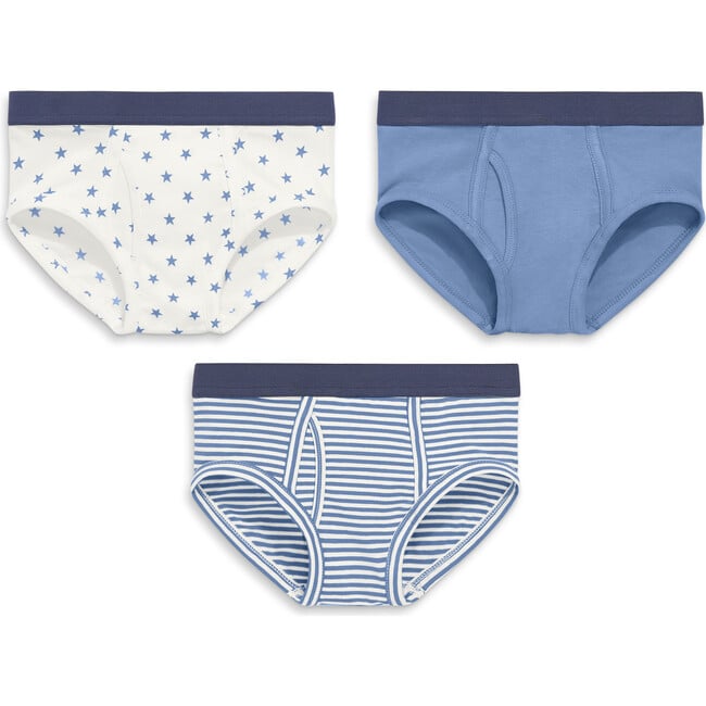 Brief 3-Pack, Vintage Blue Mix