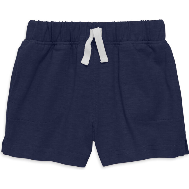 Baby Play Short In Seasonal Colors, Navy - Shorts - 1