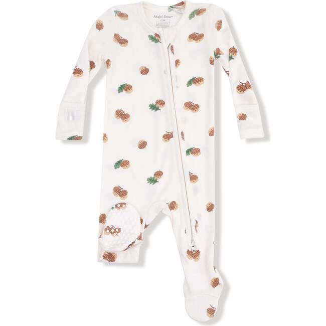 2 Way Zipper Footie Tiny Acorns