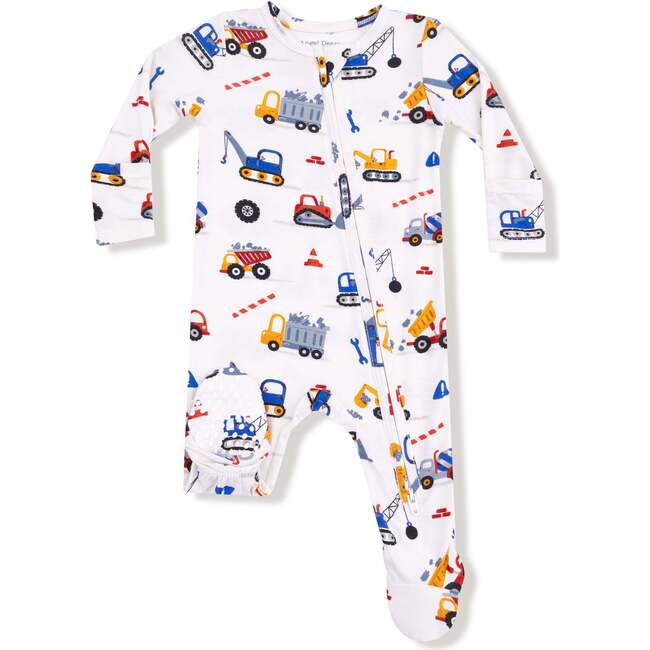 2 Way Zipper Footie Crayon Construction