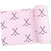 Swaddle Blanket Hockey, Pink - Swaddles - 1 - thumbnail