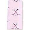 Swaddle Blanket Hockey, Pink - Swaddles - 2