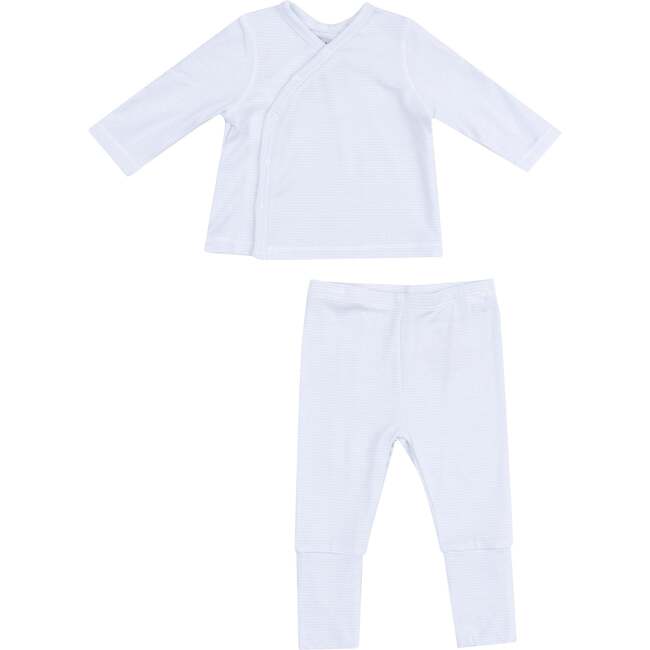 Take Me Home Set with Roll Over Cuff Pant, Stripe Classic Blue - Mixed Apparel Set - 1