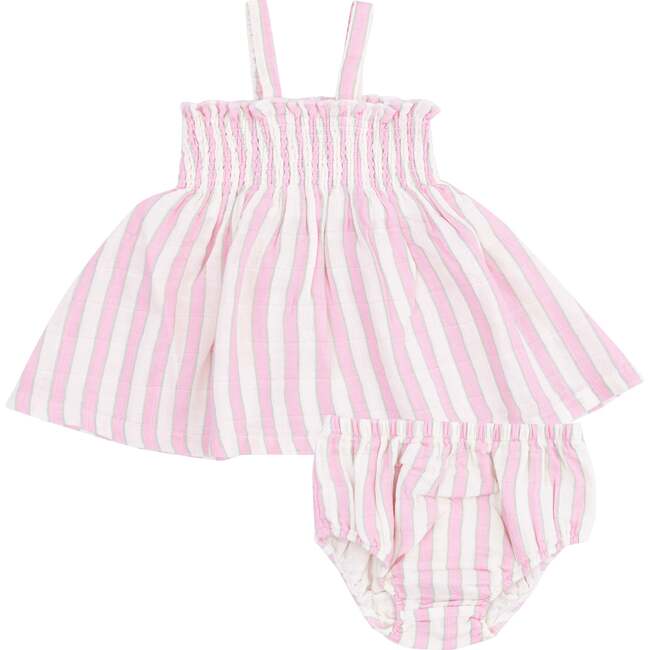 Smocked Top & Bloomer, Candy Stripe