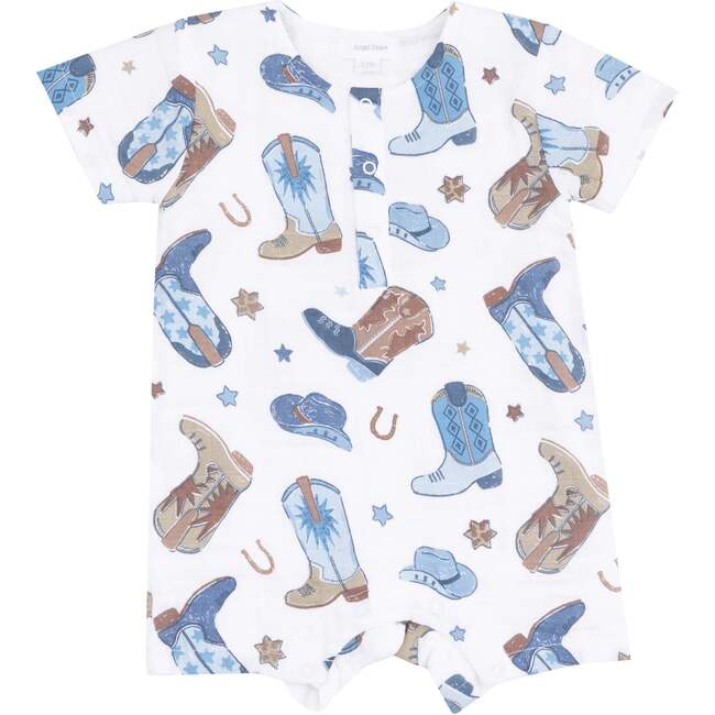 Henley Shortall, Cowboy Boots Blue - Rompers - 1