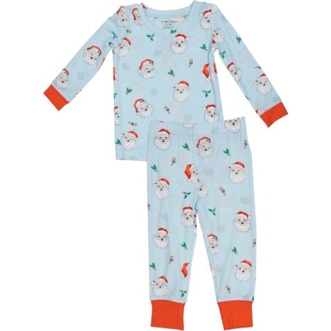 Vintage Santa Pink L/S Loungwear Set Toddler Pink, Multi - Mixed Apparel Set - 1