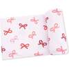 Swaddle Blanket, Candy Cane Bows - Swaddles - 1 - thumbnail