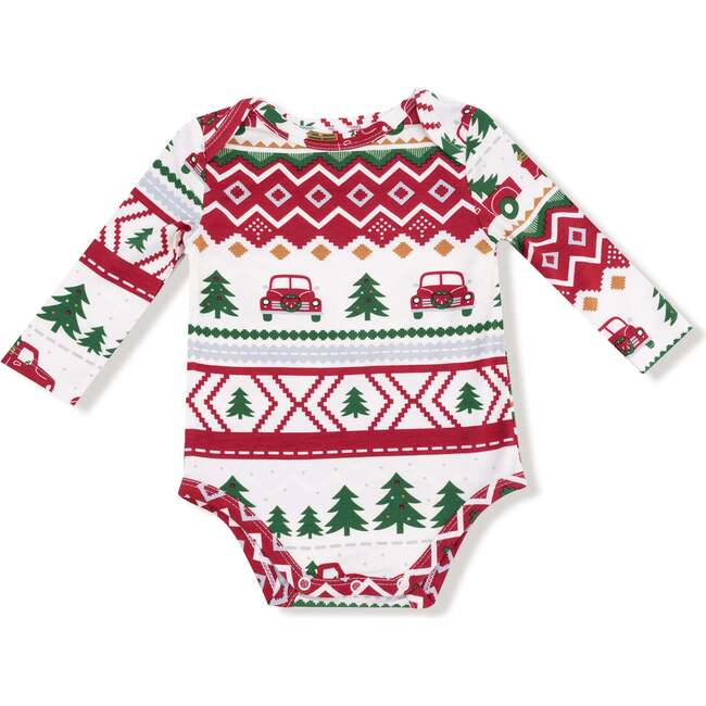 Lap Shoulder Bodysuit, Christmas Nostalgia
