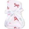 Swaddle Blanket, Candy Cane Bows - Swaddles - 2