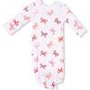Knotted Gown, Candy Cane Bows - Nightgowns - 2