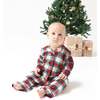 Kids Long Sleeve Coat Style with Pant, Holiday Plaid - Mixed Apparel Set - 2