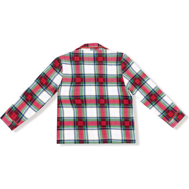 Kids Long Sleeve Coat Style with Pant, Holiday Plaid - Mixed Apparel Set - 4