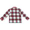 Kids Long Sleeve Coat Style with Pant, Holiday Plaid - Mixed Apparel Set - 4