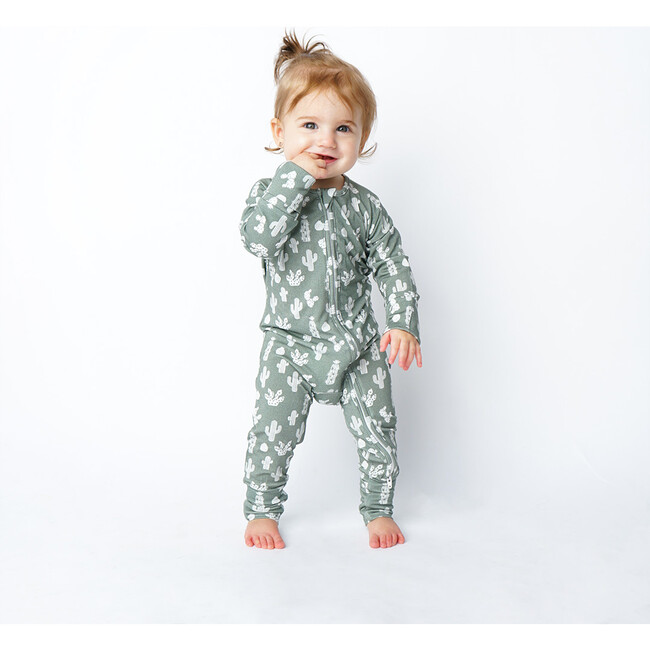 Stay Sharp Bamboo Pajama Convertible Footie Romper - Footie Pajamas - 2