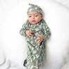 Stay Sharp Bamboo Newborn Gown and Hat Baby Gift Set - Nightgowns - 2