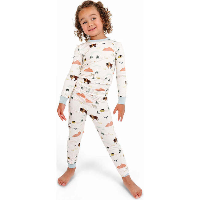 On the Ranch Bamboo Long Sleeve Kids Pajama Pants Set - Pajamas - 2