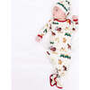 On the Farm Bamboo Gown and Hat Newborn Baby Gift Set - Nightgowns - 2