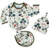 In the Woods Bamboo Gown and Hat Newborn Baby Gift Set - Nightgowns - 1 - thumbnail