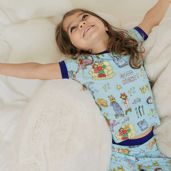 Good Night Arthur™ Bamboo Short Sleeve Kids Pajama Pants Set - Pajamas - 2