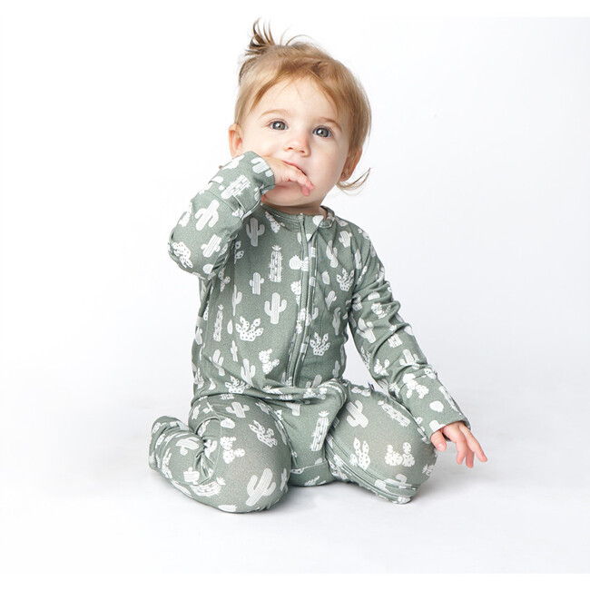 Stay Sharp Bamboo Pajama Convertible Footie Romper - Footie Pajamas - 4