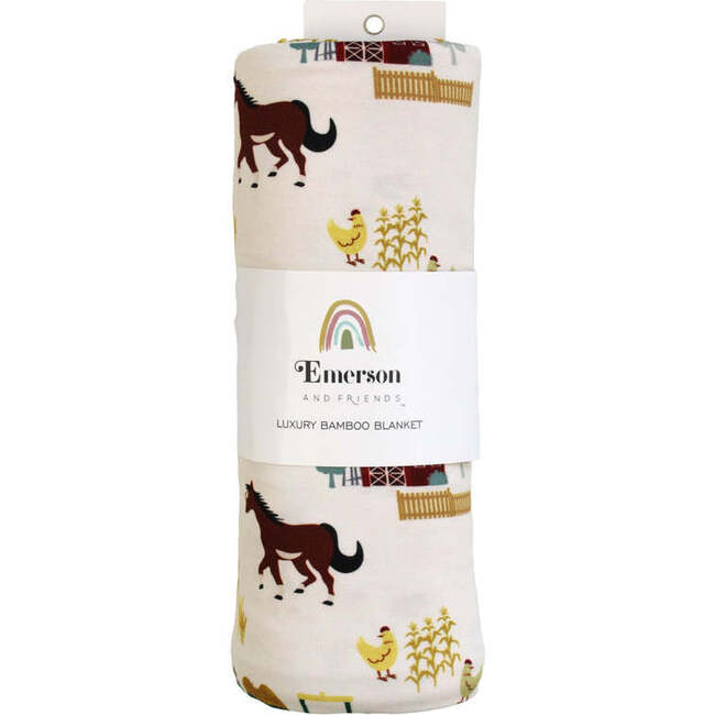 On the Farm Luxury Bamboo Blanket - Blankets - 5