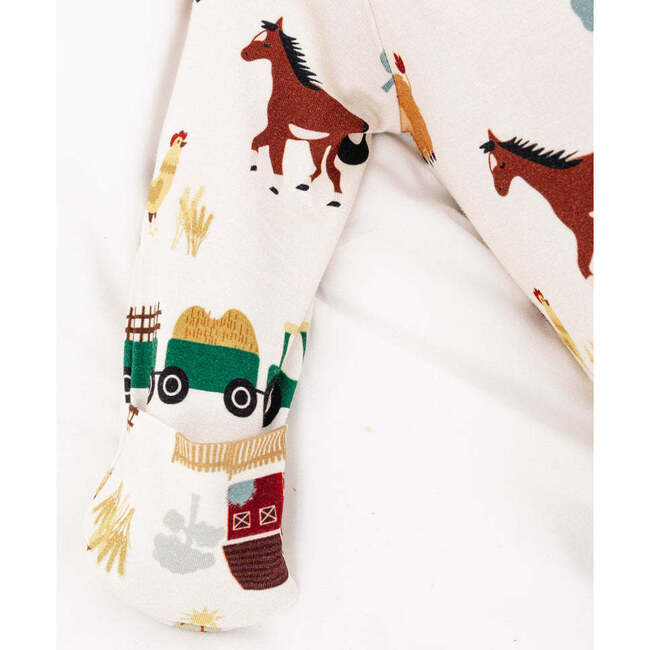 On the Farm Bamboo Gown and Hat Newborn Baby Gift Set - Nightgowns - 4
