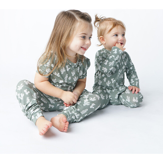 Stay Sharp Bamboo Pajama Convertible Footie Romper - Footie Pajamas - 5