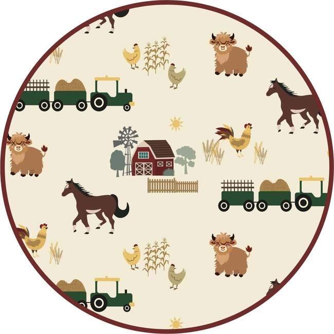 On the Farm Bamboo Gown and Hat Newborn Baby Gift Set - Nightgowns - 5