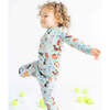 Dogs Bark Two-Piece Bamboo Long Sleeve Kids Pajama Pants Set - Pajamas - 4