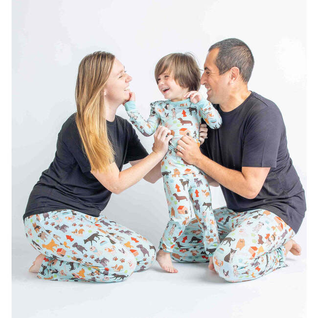 Dogs Bark Two-Piece Bamboo Long Sleeve Kids Pajama Pants Set - Pajamas - 5