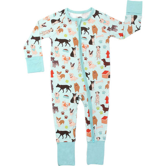 Dogs Bark Bamboo Convertible Baby Pajamas