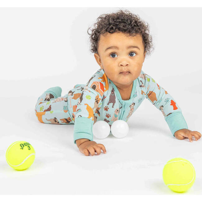 Dogs Bark Bamboo Convertible Baby Pajamas - Footie Pajamas - 2